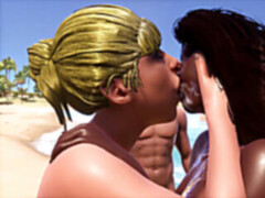 Cum kiss, gang-fuck, cougar