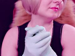 Amateur, Tetas grandes, Rubia, Dominacion femenina, Fetiche, Guantes, Madres para coger, Tetas