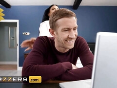 Sapphire astrea had her eyes on danny for a while & waits for the right moment to take a ride on his rod - brazzers