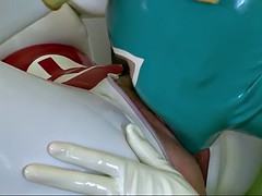Britisch, Fingern, Spassig, Freundin, Latex, Lesbisch, Lecken, Milf