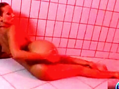 Blond, Classisch, Masturbatie, Orgasme, Klein, Alleen, Tieten likken, Speelgoed