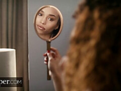 Cul, Sucer une bite, Bondage, Noir ébène, Interracial, Embrassement, Jarretelles, Adolescente