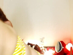 Cheryl Blossom and Yola Flimes on webcam: blonde and redhead lesbians kissing