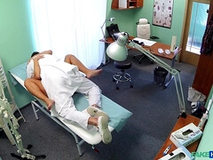 Gorgeous Redhead Prescribed Knob By Her Doctor