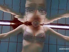 浴室, デカパイ, ビキニ, エロティック, Hd, オマンコ, 剃毛, 一人