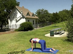 Mamada, Tetona, Lamidas, Masturbación, Madres para coger, Al aire libre, Coño, Tetas