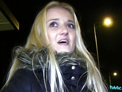 Amateur, Chica, Mamada, Semen en la boca, Pajear, Al aire libre, Pov, Público