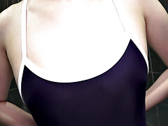 アジア人, ビーチ, フェラチオ, イく瞬間, 毛深い, ヌード, 息子, オッパイの