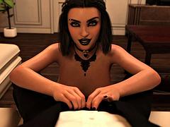 デカチン, フェラチオ, Hd, ラティーナ, 下着, 淫乱熟女, パンティ, 義母