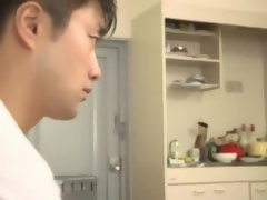 Asiatisch, Viele männer bespritzen eine frau, Japanische massage