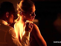 ドレス, Hd, 旦那, キス, オーガズム, 驚き, 結婚式, 妻