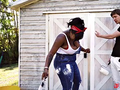 Mooie dikke vrouwen, Grote mammen, Zwart, Mollig, Zwart, Hardcore, Geschoren, Tieten likken