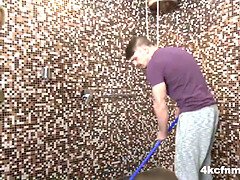 デカチン, フェラチオ, お婆さん, 熟年, ストッキング