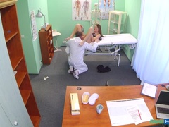 Amateur, Médico, Lamidas, Oficina, Pov, Coño, Uniforme, Voyeur