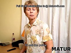 Sucer une bite, Européenne, Mamie, Domestique, Masturbation, Mature, Jarretelles