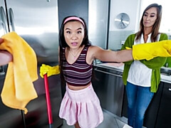 Asiático, Culo grande, Verga grande, Mamada, Estilo perrito, Interracial, Tetas naturales, Pov