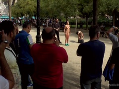 Anal, Sucer une bite, Bondage, Domination, Humiliation, Public, Rugueux, Esclave