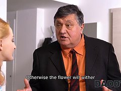 Petite amie, Grandpère, Hd, Argent, Fils