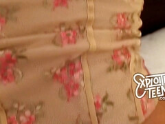 Amateur funny teen sweet blowjob in POV scene