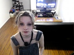Enthousiasteling, Blond, Fetisj, Tiener, Speelgoed, Webcamera