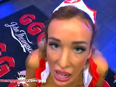 Pijpbeurt, Groepseks ejactulatie, Sperma shot, Lul, Groepseks, Groep, Moeder die ik wil neuken, Tieten likken