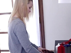 Amateur, Blonde, Tir de sperme, Mignonne, Queue, Hard, Hd, Nénés