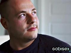 美女, フェラチオ, エロティック, ゲイ, 手コキする, ラティーナ, ペニスバンド, 三人