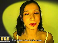 18 jaar, Enthousiasteling, Anaal, Pijpbeurt, Groepseks ejactulatie, Sperma in gezicht, Slet, Tiener