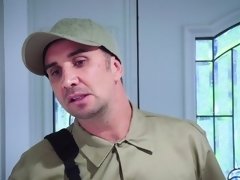 デカパイ, フェラチオ, カップル, バック, 手コキする, ラフ, 三人, 妻