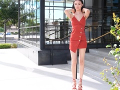 Tanzen, Extrem, Klaffend, Monster, Orgasmus, Öffentlich, Solo, Spielzeuge