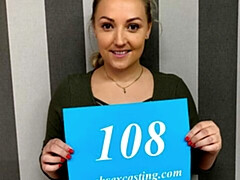 ぽっちゃり, デカ尻, デカパイ, ブロンド, フェラチオ, チェコ