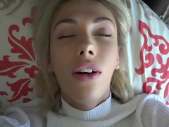 Blond, Pijpbeurt, Vingeren, Hardcore, Hd, Gezichtspunt, Kut duiken, Geschoren
