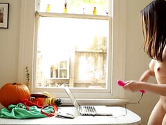 素人, ディルド, オーガズム, オマンコ, ソフトコア, 一人, おもちゃ, ウェブカメラ