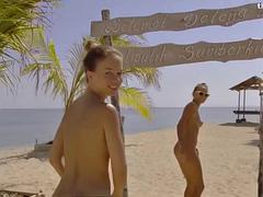 Tussi, Strand, Französisch, Lesbisch, Öffentlich