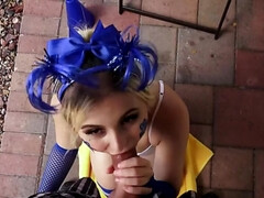 Blonde, Sucer une bite, De plein air, Pov, Rasée, Adolescente