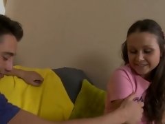 Brunette Gets Her Tight Ass Fucked