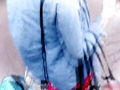 Rondborstig, Vriendin, Harig, Hardcore, Interraciaal, Natuurlijke tieten, Gezichtspunt, Kut duiken