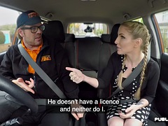 Enthousiasteling, Grote mammen, Auto, Moeder die ik wil neuken, Buiten, Openbaar, Realiteit, Student