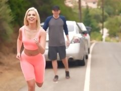 Arsch, Blondine, Blasen, Handjob, Masturbation, Rasiert, Jungendliche (18+), Nass