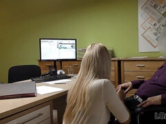 Кастинг, Красотки, Блондинки, Деньги, В офисе, Студентка, Молоденькие
