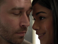 Brunette brune, Queue, Famille, Petite femme, Adolescente, Nénés