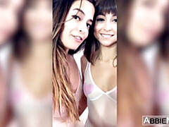 Wild Abbie Maley and Riley Reid - medium size tits trailer - Abbie Maley