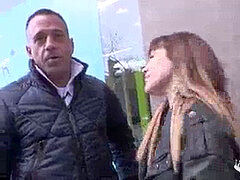 Amateur, Sucer une bite, Tir de sperme, Européenne, De plein air, Public, Réalité, Espagnole