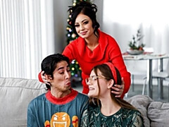 お尻, デカチン, フェラチオ, バック, 女 人男 人, 自然山雀, ガリガリ, ティーン