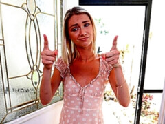 Leie, Grosser schwanz, Blondine, Blasen, Behaart, Natürlichen titten, Zierlich, Pov