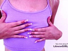 18 jaar, Enthousiasteling, Pijpbeurt, Jonge meid, Orgasme, Gezichtspunt, Kut duiken, Tiener