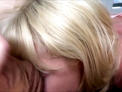Anal, Cul, Gros cul, Blonde, Sucer une bite, Hard, Mère que j'aimerais baiser, Pov