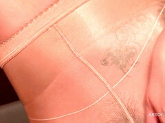 お尻, フェティッシュ, オナニー, 穴開きパンティ, オマンコ, 一人, ティーン, オッパイの