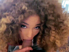 アメリカ人, 茶髪の, カップル, イマラチオ, チン, 顔射, ハードコア, 妻