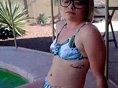 Biseksueel, Pijpbeurt, Bruinharig, 1 man 2 vrouwen, Brillen, Taboe, Tiener